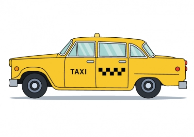 Explications du coloriage coloriage taxi jaune de new york