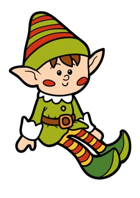 Explications du coloriage petit lutin mignon à imprimer et personnaliser