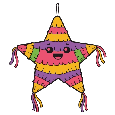 Erklärungen zur Malvorlage mexikanische stern-piñata zum ausmalen – kostenloses festmotiv mit anpassbarem namen