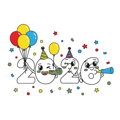 Explicaciones para colorear dibujo para colorear de año nuevo 2026 personalizado con nombre – números divertidos para imprimir gratis