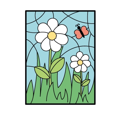 Explications du coloriage coloriage magique printemps avec calculs – additions, soustractions et divisions simples