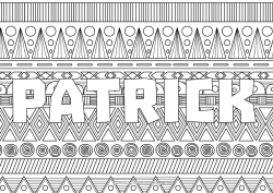 Colorear personalizable México Zentangle África Formas geométricas Fondo decorativo