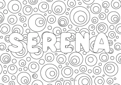 Colorear personalizable Mandala Nombre decorado Bebidas Soda Zentangle Limonada Champán Fondo decorativo