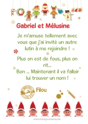 Página de desenho personalizável Elfo de Natal Missão do Elfo de Natal Cartas de duendes travessos Carta de Chegada do Duende Duende de Natal adicional Ideias Travessas para Duendes de Natal