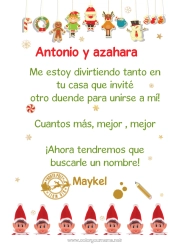 Colorear personalizable Elfos de navidad Misión del Elfo de Navidad Cartas de elfos bromistas Carta de Llegada del Elfo Duende de Navidad extra Ideas Traviesas del Duende de Navidad