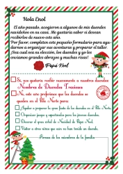 Página de desenho personalizável Cartas de duendes travessos Carta de Chegada do Duende