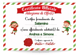 Coloriage personnalisable Lutins de Noël Lettres de lutins farceurs Adoption définitive d'un lutin farceur Papiers d’identité de Lutin Farceur