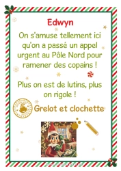 Colorear personalizable Elfos de navidad Misión del Elfo de Navidad Cartas de elfos bromistas Carta de Llegada del Elfo Duende de Navidad extra Ideas Traviesas del Duende de Navidad