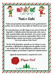 Coloriage personnalisable Lettres de lutins farceurs Lettre d'arrivée du lutin Un seul lutin farceur Plusieurs lutins farceurs