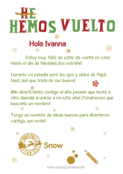 Coloriage personnalisable Lutins de Noël Lettres de lutins farceurs Lettre d'arrivée du lutin Lutin farceur supplémentaire