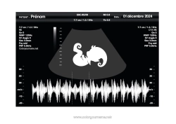 Pagina da colorare personalizzabile Elfo di Natale Lettere di elfi scherzosi Bambino Lettera di Arrivo degli Elfi Bebè Elfo di Natale