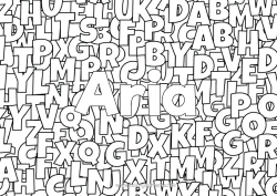 Coloriage personnalisable Activités enfants Nom décoré Alphabet Fond décoratif