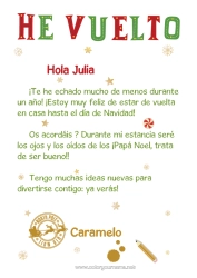 Customizable coloring page Christmas elves Letters from prankster elves Elf Arrival Letter For a single Christmas elf