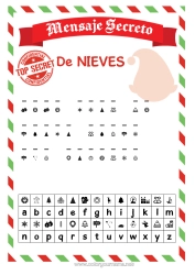 Página de desenho personalizável Elfo de Natal Missão do Elfo de Natal Cartas de duendes travessos Atividades para Crianças Ideias Travessas para Duendes de Natal Mensagem codificada