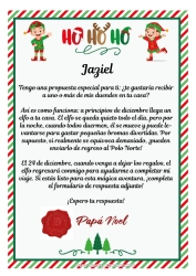 Colorear personalizable Cartas de elfos bromistas Carta de Llegada del Elfo Un solo duende travieso Varios duendes traviesos