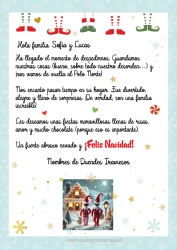 Colorear personalizable Elfos de navidad Cartas de elfos bromistas Carta de Despedida del Elfo