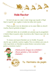 Coloriage personnalisable Lutins de Noël Lettres de lutins farceurs Lettre de départ, aurevoir lutin