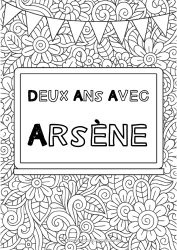 Colorear personalizable Flores Pizarra de clase Portadas de Cuaderno