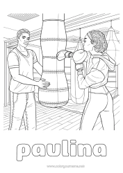 Página de desenho personalizável Esporte Colorações Complexas Esportes de Combate Boxe