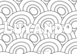 Colorear personalizable Nombre decorado Huevos de Pascua Zentangle Huevo