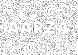 Página de desenho personalizável Mandala Nome decorado Bebida Refrigerante Zentangle Limão Champanhe Fundo decorativo