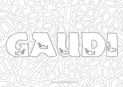 Colorear personalizable Arte Nombre decorado España Dibujos complejos para colorear Mosaicos