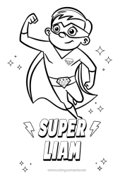 Colorear personalizable Papá Abuelo Chico Héroe Hermano Insignia Super Entrenador Competitions and Rewards