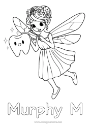 Colorear personalizable Diente de leche Ratoncito pérez