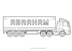 Tilpasset farvelægningssiden Lastbil Køretøjer Lastbiler og erhvervskøretøjer Transportjobber Vejfarende