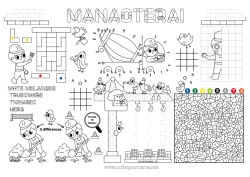 Coloriage personnalisable Véhicules Activités enfants Engins de chantier Cherche et trouve Trace et colorie Camion-grue Camion toupie Camions et véhicules utilitaires Métiers du chantier Symétrie Camion-benne Set de table à imprimer Chantier, construction Grue