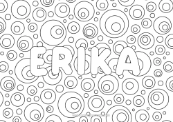 Página de desenho personalizável Mandala Nome decorado Bebida Refrigerante Zentangle Limão Champanhe Fundo decorativo