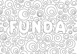 Página de desenho personalizável Mandala Nome decorado Bebida Refrigerante Zentangle Limão Champanhe Fundo decorativo