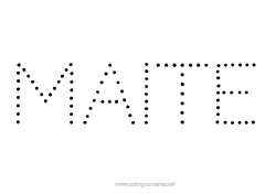 Página de desenho personalizável Atividades para Crianças Ligando os Pontos Nome decorado Alfabeto