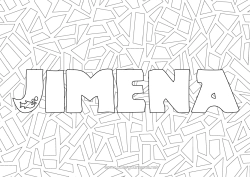 Anpassbare Malvorlage Kunst Dekorierter Name Spanien Komplexe Ausmalbilder Mosaiken