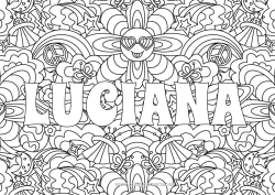 Coloriage personnalisable Été Soleil Papillon Espace Arc en ciel Extraterrestre Planètes et système solaire Lune Coloriages complexes Zentangle Insectes Astronomie Lunettes de soleil