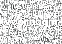Coloriage personnalisable Activités enfants Nom décoré Alphabet Fond décoratif