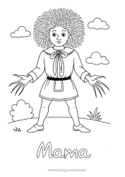Coloriage personnalisable Allemagne Contes pour Enfants