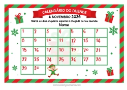 Coloriage personnalisable Lutins de Noël Lettres de lutins farceurs Calendrier de l'avent Calendriers et plannificateurs Lettre d'arrivée du lutin Un seul lutin farceur