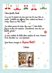 Coloriage personnalisable Lutins de Noël Lettres de lutins farceurs Lettre de départ, aurevoir lutin