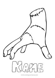 Free colouring The Addams Family