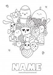 Free coloring Cute Kawaii