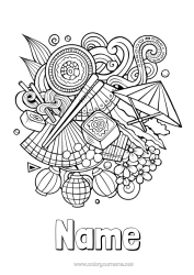 Free colouring Geography Japan Country