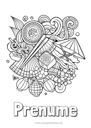 Pagină de colorat personalizată Geografie Japon Țară