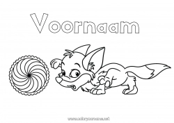 Gratis kleurplaat Vos Activiteiten voor Kinderen Dier Driekoningen Carnaval Sprookje Rolcake Bosdieren Driekoningen cake Verhalen voor Kinderen
