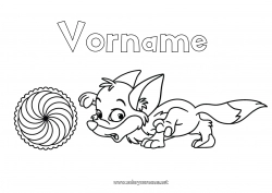 Kostenlose Malvorlage Fuchs Kinderaktivitäten Tier Epiphanie Karneval Märchen Rolle Kuchen Waldtiere Dreikönigskuchen Märchen für Kinder