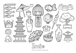 Rysunek za darmo Geografia Japon Kraj Sushi Ramen