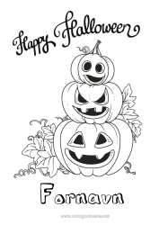 Fargeleggingssiden å tilpasse Gresskar Halloween Påmelding 