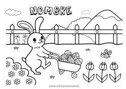 Dibujo libre Conejo Animales Huevos de Pascua Pascua de Resurrección Animales del bosque