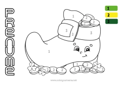 Pagină de colorat gratuită Desene magice de colorat Activități pentru copii Irlanda Sărbătoarea Sfântului Patrick Leprechaun