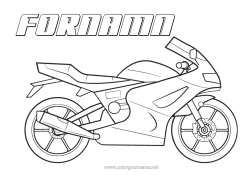 Gratis teckning Fordon Motorcykel Tvåhjuliga fordon